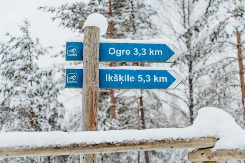 From Riga: Cross-country skiing and beating heart memorial - The Itinerary in Detail