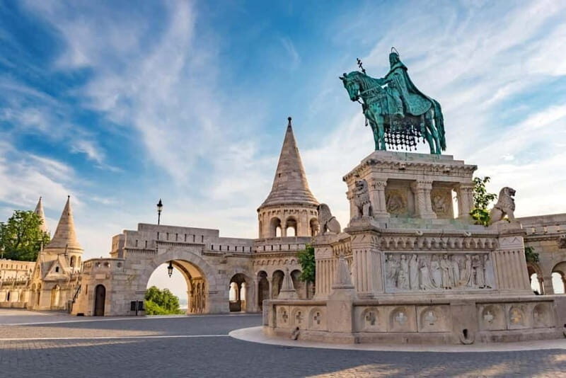 From Vienna: Budapest Guided Day Tour - First Stop: Heroes Square and the Chieftains’ Statues