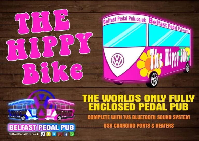 Fully Enclosed Pink Party Bike around Belfast - Practical Details and Tips