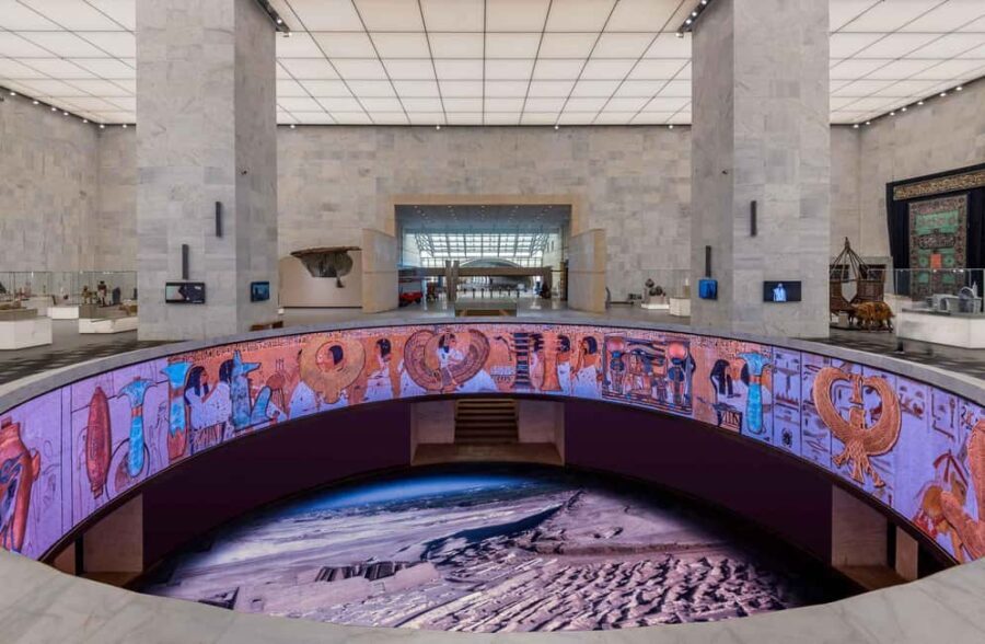 Giza: Pyramids, Museum of Civilization and Old Cairo, Bazaar - Exploring the Museum of Egyptian Civilization