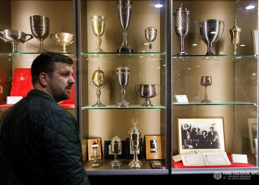 Hajduk Split Stadium Tour: An Unforgettable Experience - The Trophy Room: A Walk Through Decades of Glory