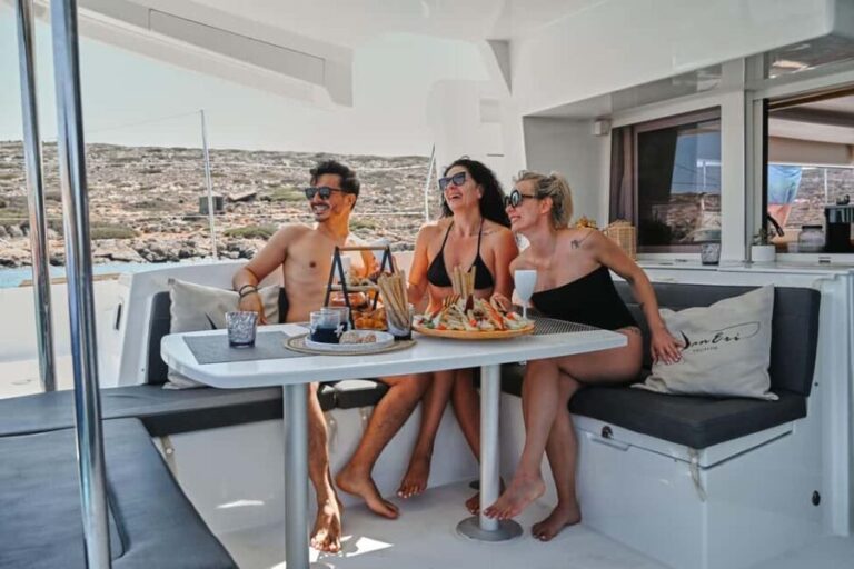 Heraklion Luxury Catamaran to Dia: Gourmet Lunch & Open Bar - An In-Depth Look at the Experience