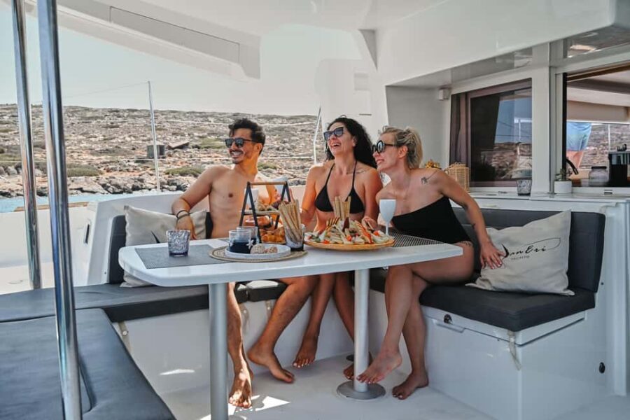Heraklion Luxury Catamaran to Dia: Gourmet Lunch & Open Bar - An In-Depth Look at the Experience