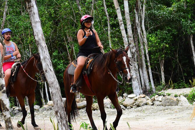 Horseback Riding ATV Shared & Ziplines with Transfer from Cancún - Practical Details: What You Should Know