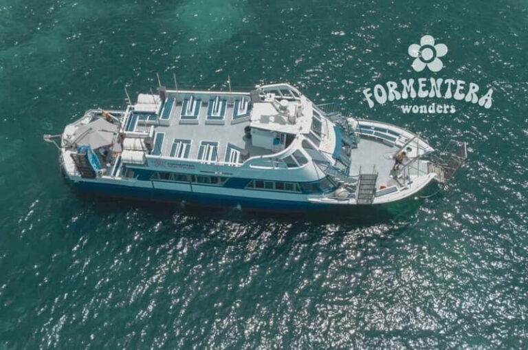 Ibiza: Formentera Cruise with Paella, OpenBar & Water Sports - The Itinerary: A Day of Scenic Variety