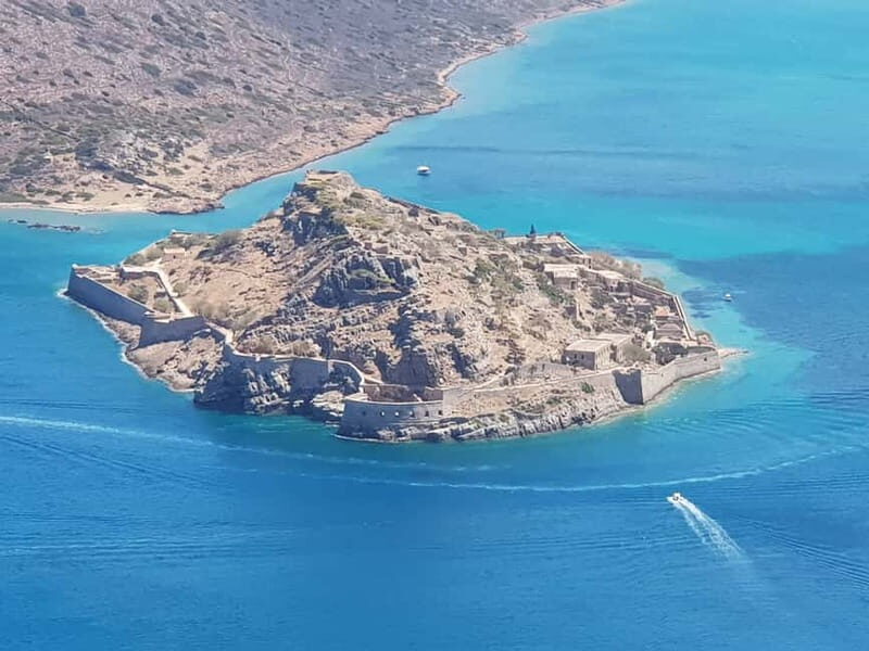 Island Spinalonga, Milatos Cave, Speedboat, OliveTasting - Transport and Group Size