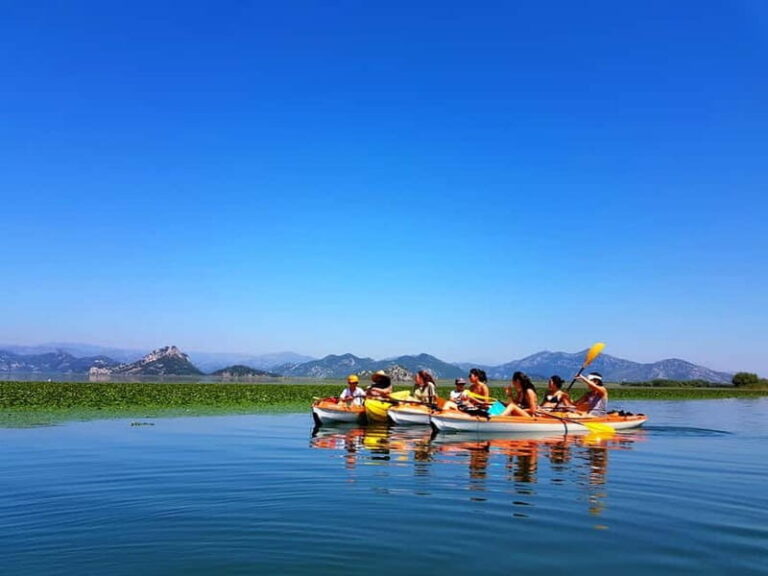 Kayak Guided Tour Skadar lake - Adventure in National park - What’s Included and What’s Not