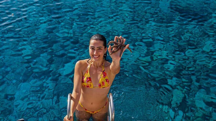 Kissamos: Balos Lagoon Sunset Cruise with Swimming & Snacks - The Yacht and Onboard Comfort