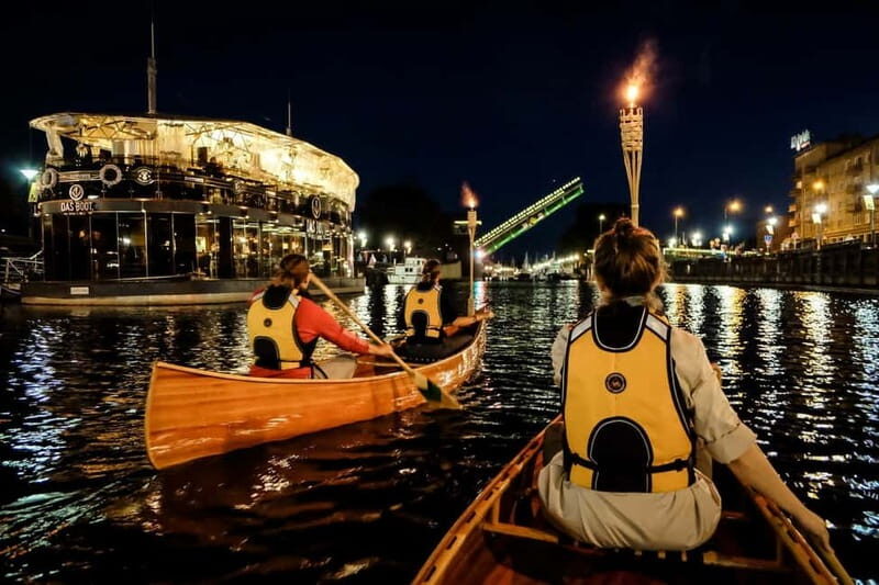 Klaipeda: Evening Guided Tour by Wooden Canoe - Itinerary Breakdown