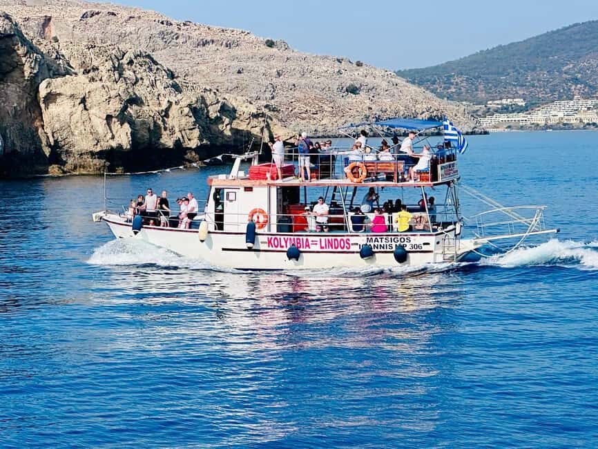 Kolymbia: Day Cruise to Lindos with 2 swimming stops - A Few Considerations