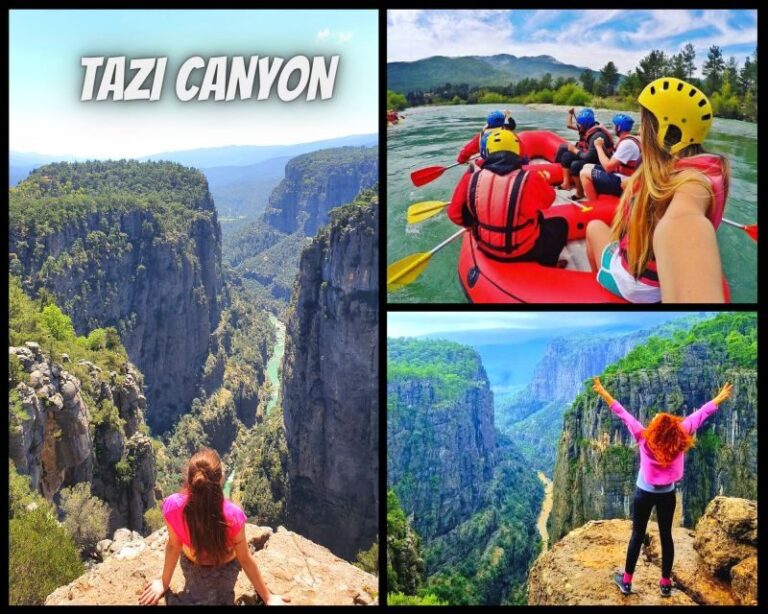 Köprülü Canyon Nationel Park Rafting & Taz Canyon Mix Tour - What’s Included and What’s Not