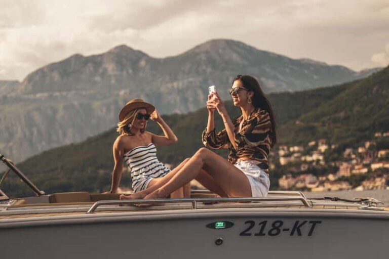 Kotor: Blue Cave with Kotor Bay Island and Submarine Tunnels - Exploring the Submarine Tunnels