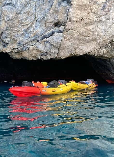 La Herradura: Kayak & Snorkel Tour Maro-Cerro Gordo Reserve - The Itinerary Breakdown