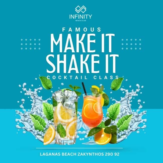 Laganas: Infinity Beach Club 'Make it Shake' Cocktail Class - The Location and Setting