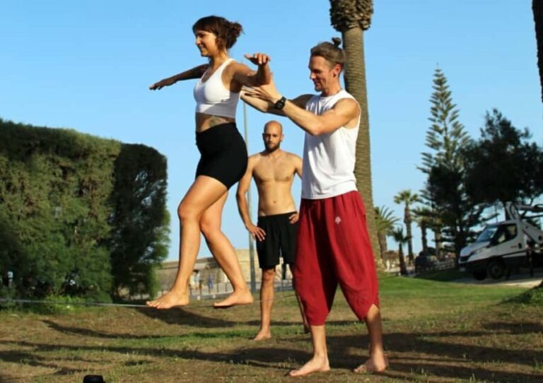 Lagos: Slacklining Made Easy | Yoga & Slacklining - Why This Experience Stands Out