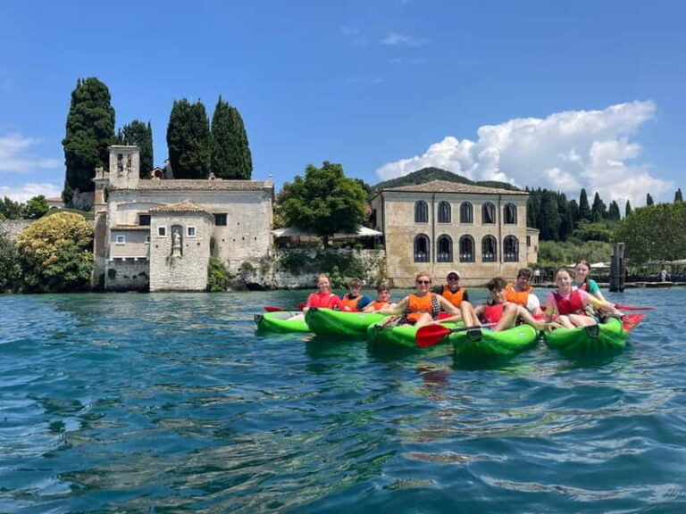 Lake Garda: Canoeing tour from Garda to Punta San Vigilio - Detailed Breakdown of the Itinerary