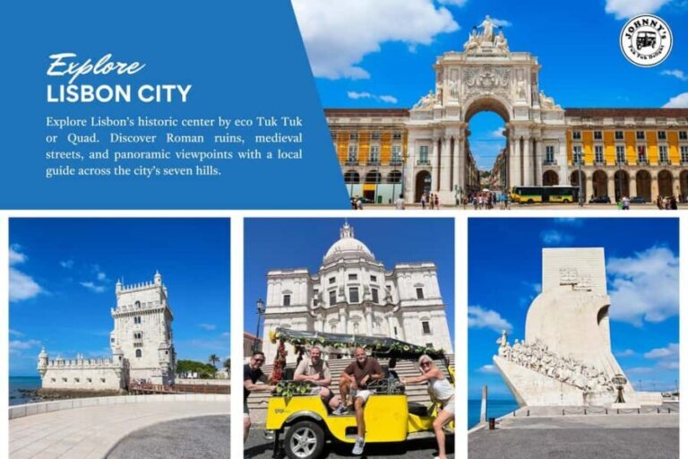 LISBON : EXPLORE OLD TOWN ALFAMA BY ELECTRIC TUK TUK - What to Expect: Practical Details