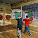 Llangollen: 30-Minute Axe Throwing Session - The Indoor Setting and Group Dynamics