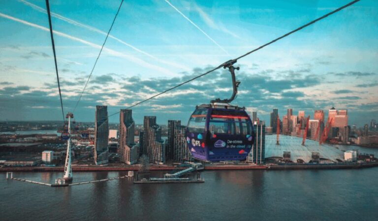 London: IFS Cloud Cable Car Champagne Experience - The Experience in Detail