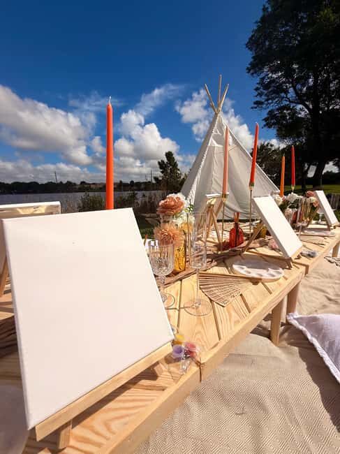 Luxury Outdoor Sip & Paint Experience- Near Miami - The Itinerary: What to Expect