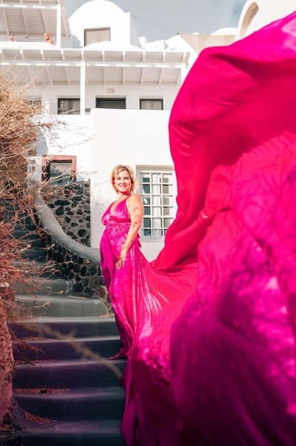 Magical Flying Dress Photoshoots in Oia or Imerovigli - The Itinerary: What Should You Expect?