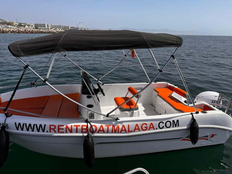 Malaga: Boat rental without license - The Experience in Practice: What You Will Get