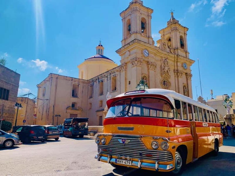 Malta: 5 hr Vintage Bus Tour - Mdina & Blue Grotto inc. food - What’s Included and What’s Not