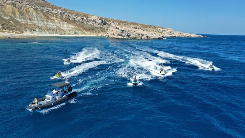 Mellieha: Comino and Blue Lagoon Jet Ski Safari Tour at 3 PM - The Itinerary in Detail