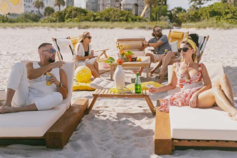 Miami: Private Beach Lounge and Picnic Set Up - What to Expect from the Miami Private Beach Lounge Experience