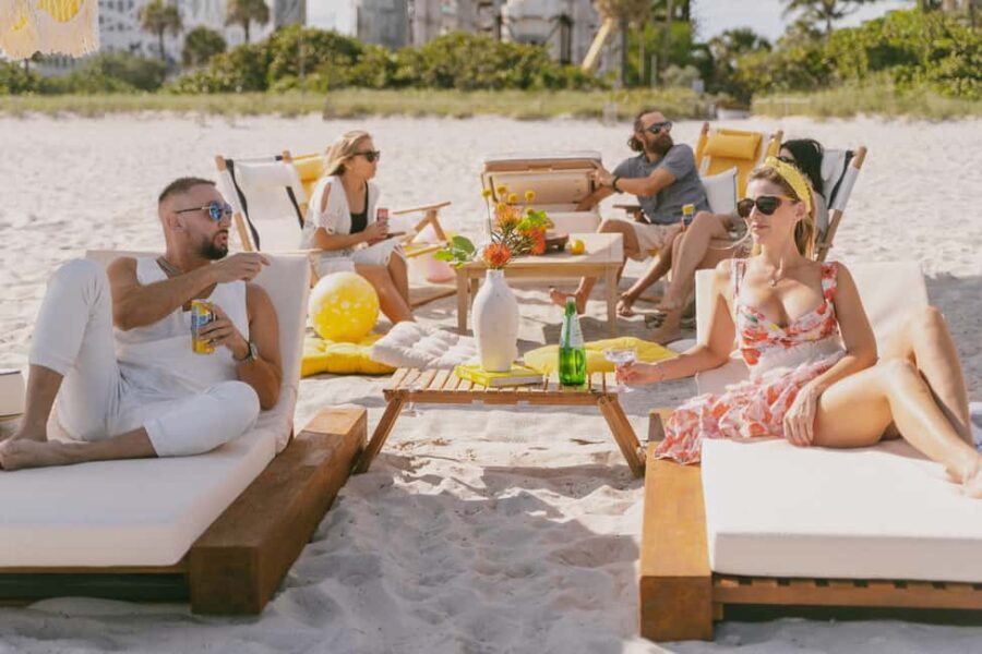 Miami: Private Beach Lounge and Picnic Set Up - What to Expect from the Miami Private Beach Lounge Experience