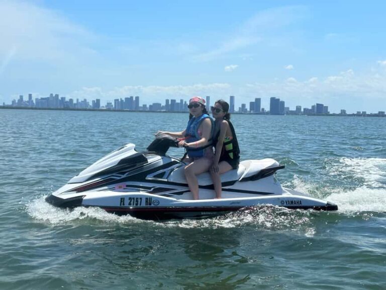 Miami: Sea Adventure! Jetski Rental+30min boat tour included - Analyzing the Tour Itinerary and Experience  
