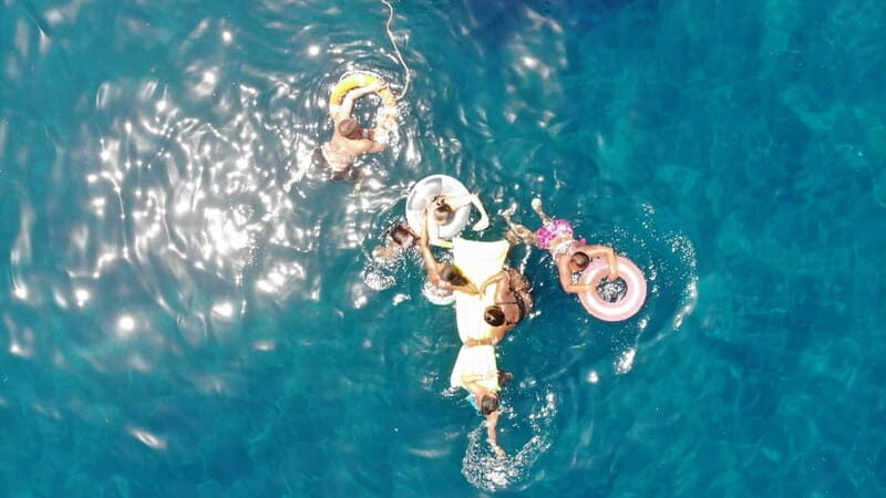 Mogan: Dolphin Watching Boat Trip with Swim Stop - The food and drinks on board