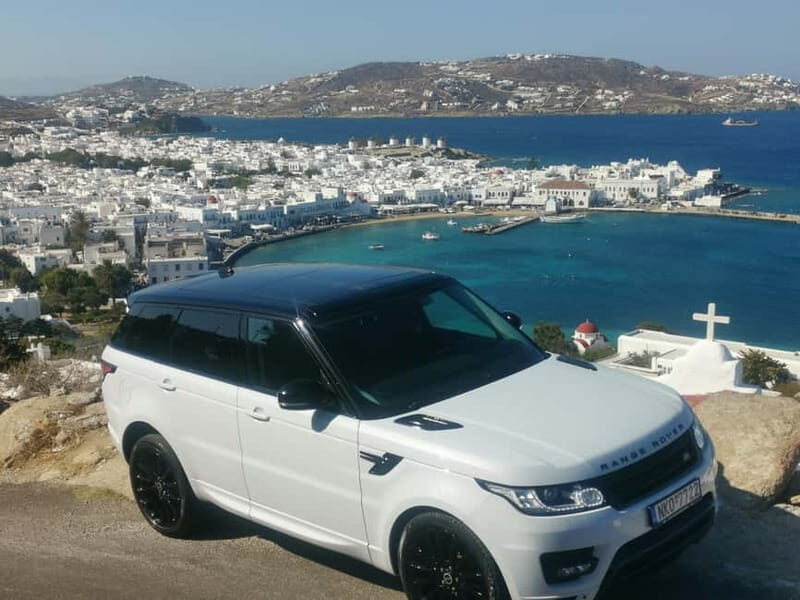 Mykonos: Private Tour with Range Rover - A Well-Rounded Itinerary in a Short Time