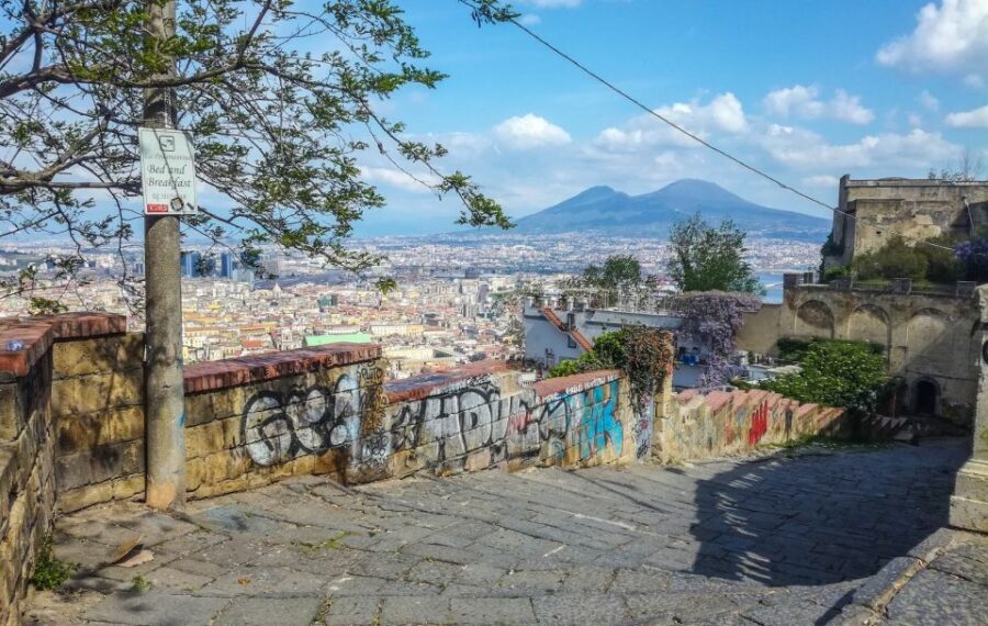 Naples Panoramic walking tour thourgh La Pedamentina scale - The Route in Detail