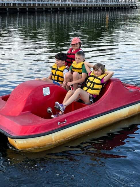 Natick: Lake Cochituate Pedal Boat Rental - The Experience of Pedaling Across Calm Waters
