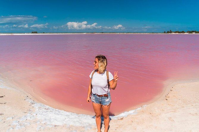Natural Pink Lake Coloradas Transportation Included from Tulum - The Experience Worth the Cost