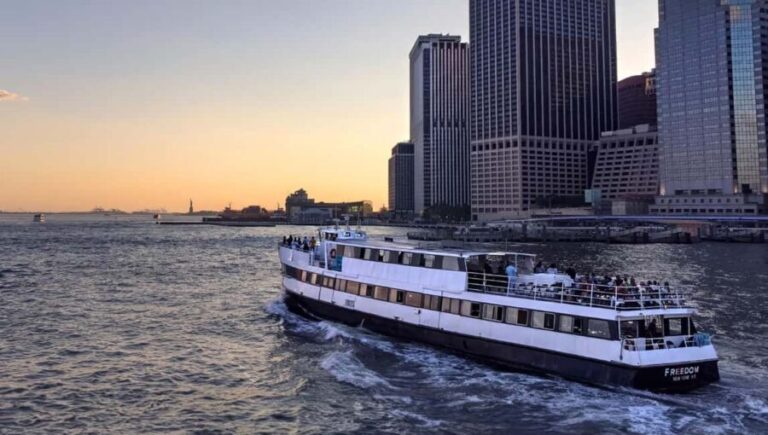 New York: Sunset Cruise with Statue of Liberty Views - The Route and Sightseeing Highlights