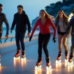 Nice at night with light-up rollerblades, artisanal ice cream, and live music! - Exploring Nice by Night on Light-up Rollerblades