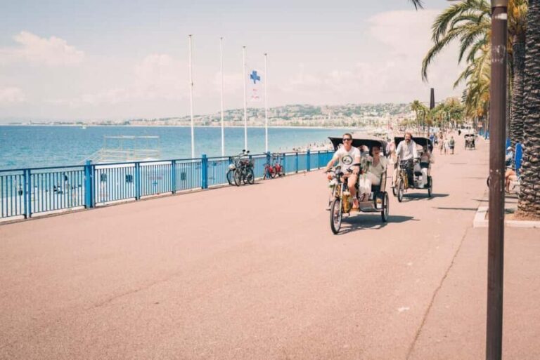 Nice: Family city tour by bicycle Electric cab (4 comfort seats) - Practical Details & Value