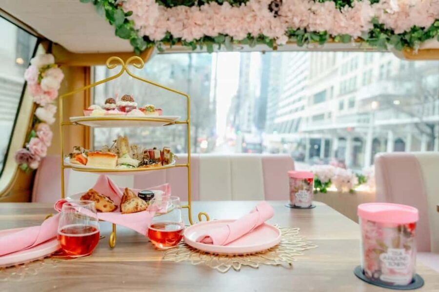 NYC: Tea Around Town Bus Tour with Live Entertainment - What’s Included: Food, Tea, and Live Music