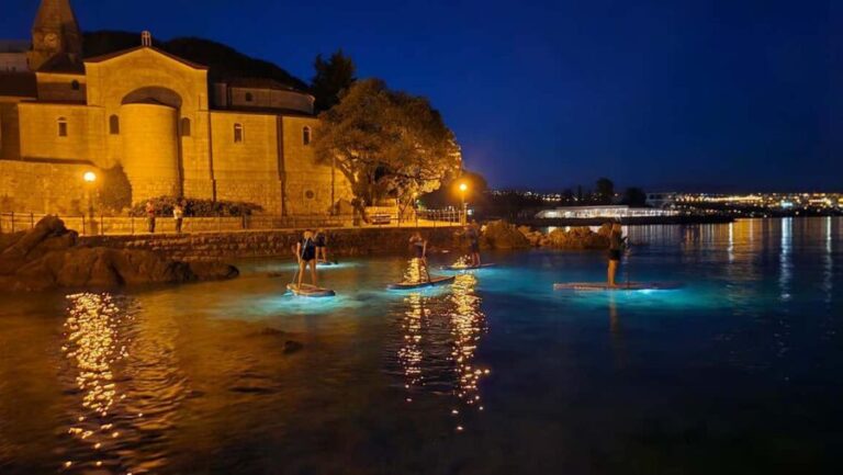 Opatija: Guided SUP Paddleboarding Adventure at Night - The Experience in Detail