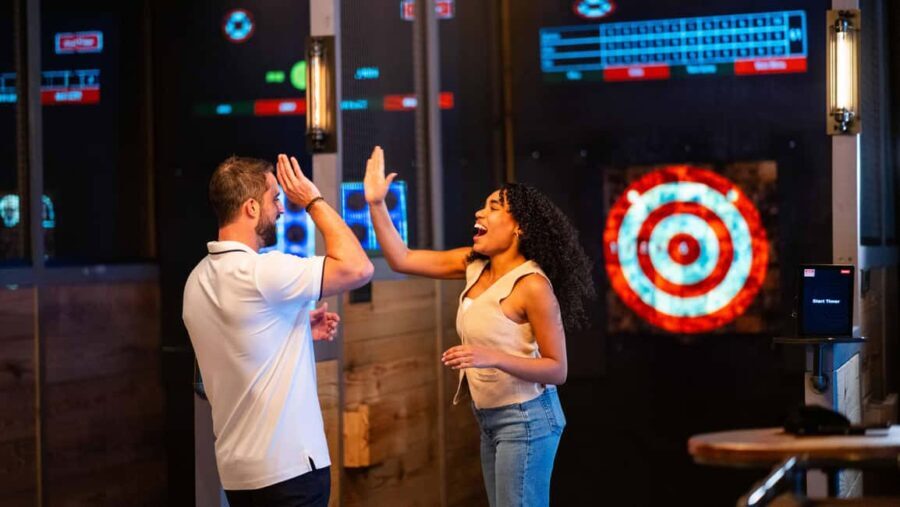 Orlando: The Brass Axe - Axe Throwing & Digital Darts - The Axe Throwing Experience: Aim, Throw, and Score