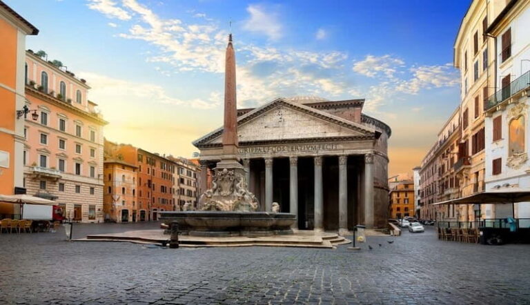Pantheon with Smart Audio from Naples, Florence and Rome - The Itinerary Breakdown