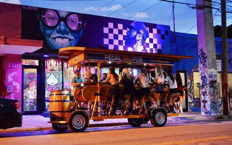 Pedal Pub Miami: Art District Party Bike Pub Crawl - An Overview of the Wynwood Pedal Pub Experience
