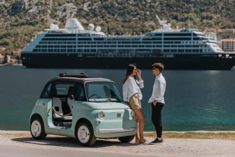 Perast: Guided Tour in a Fiat Topolino E-Car - Discovering Perast and the Coast in Style