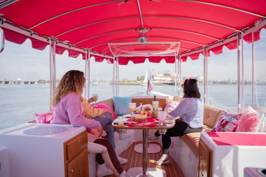 Pink Private Boat Cruise in San Diego! Bachelorette Birthday - The Route and What You’ll See
