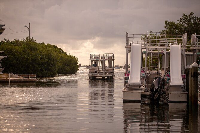 Pontoon Boat Rental with Slides from Key West - What to Expect During Your Day