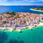 Primosten Beach and THE view *perfect shore excursion* - The Viewpoint: Gospa od Loreta and the Virgin Mary Statue