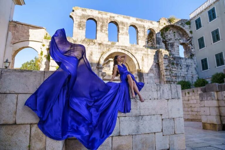 Private Flying Dress Photo Session in Split, Croatia - The Value of a Flying Dress Photo Session in Split