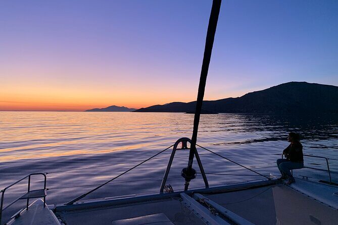 Private Full Day Catamaran Cruise from Paros with Lunch - FAQs